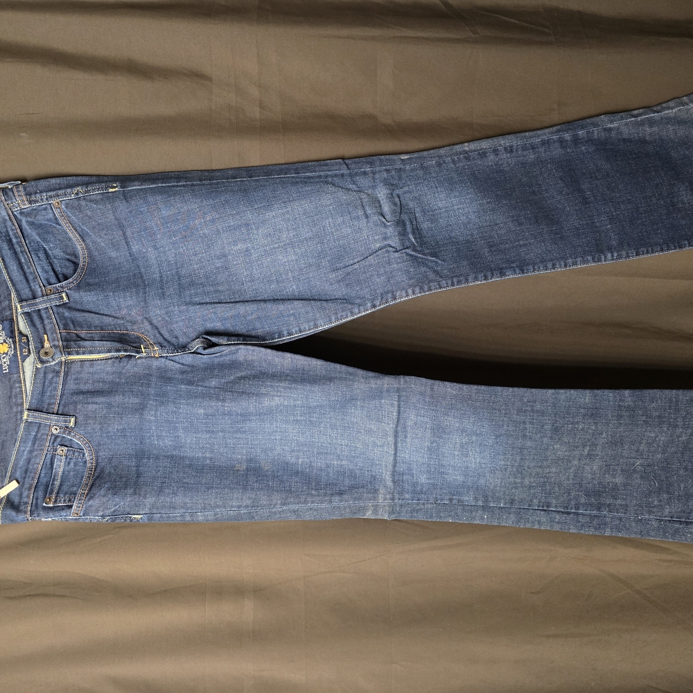 Lucky Brand Blue Straight Leg Jeans Premium Denim
